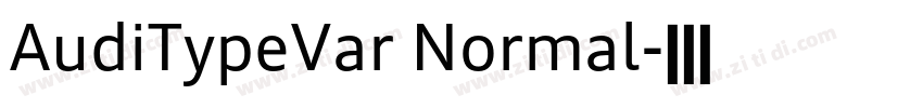 AudiTypeVar Normal字体转换 AudiTypeVar Normal字体转换